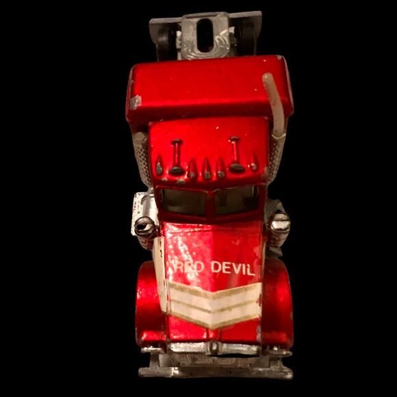 VINTAGE Yatming Kenworth RED DEVIL Lorry Truck Diecast Hong Kong - Picture 2 of 6